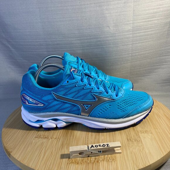 Mizuno Wave Rider 20 Running Shoes Women’s Size 7 US Turquoise Colour A0202 - Picture 1 of 7